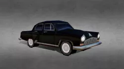 Gaz-21 Volga Low Poly