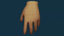 Hand - Low Poly
