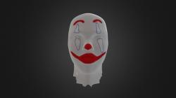 3D Printable Joker Mask by Stefanos Anagnostopoulos