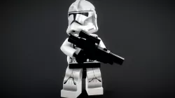 LEGO - Clone Trooper (Phase 2) (Rigged)