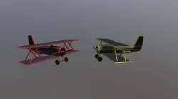 Low Poly BI PLANE