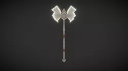 Low Poly Cartoon Axe