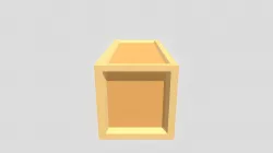 Low-poly Rectangular Crate