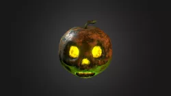 Pumpkin skull