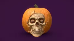 Pumpkin Skull