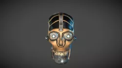 Sci-Fi Skull