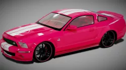 Shelby Ford Mustang Gt 500 Collada File