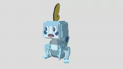 Sobble (Minecraft 3D model)