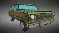 Stylized Vehicle: Station Wagon