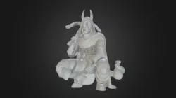 Tiefling Rogue 3D printable