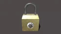 Worn Padlock