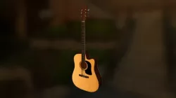Acoustic Guitar Model SketchFab