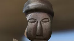 Choir Stall Wooden Carved Face # (Close-Up)