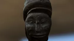 Choir Stall Wooden Carved Face # (Close-Up)