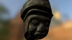 Choir Stall Wooden Carved Face # (Close-Up)