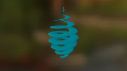 Earring corkscrew to