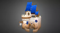 Low Poly Medieval Castle