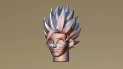 Low Res GOKU SMILE Head Only