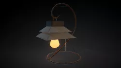 Old desk lamp