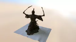 Samurai statue