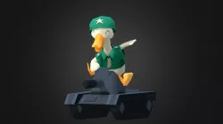 Tank Duck Pose