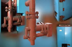 The hinge water-cooled doors for boiler