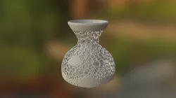 Voronoi Vase with Ball inside