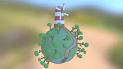 Windmill Scene