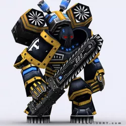 3DRT - Warbots Gladiators Low-poly  3D model