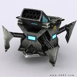 3DRT - Warbots Transformers Low-poly  3D model