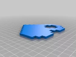 8-bit Heart with a missing piece