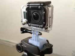 A GoPro tripod mount for Velbon tripods