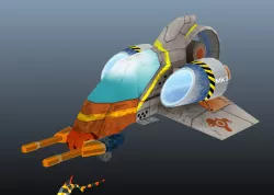 Advanced Gunship 3D model