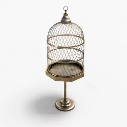 AntiqueBirdcage2 3D model
