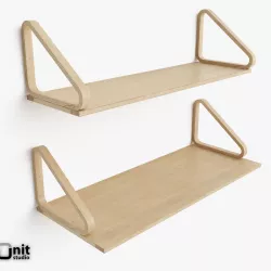 Artek Wall Shelf 112A-B 3D model