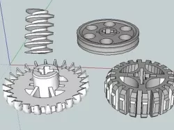 badBrick Worm, and Tree Gear Set.