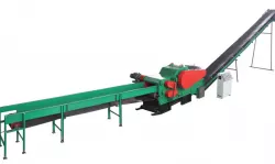 Bamboo wood chipper
