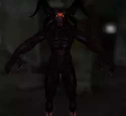 Baphomet Demon  Low-poly  3D model
