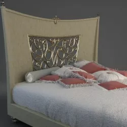 Bed Alta Moda 3D model
