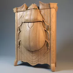 Beetle Cabinet 3D model