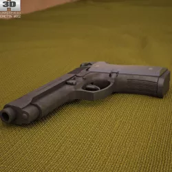 Beretta M9 3D model