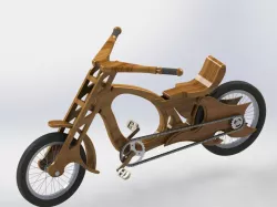 Bicicleta de madera / wood bike