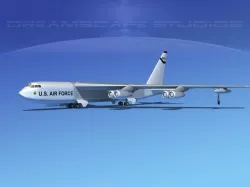 Boeing B-52C Stratofortress V03 3D model