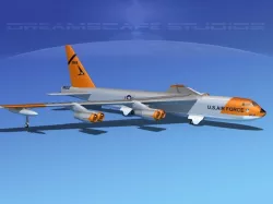 Boeing B-52C Stratofortress V06 3D model
