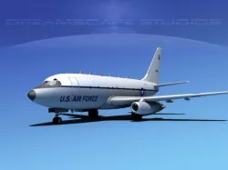 Boeing T-43 V01 USAF 3D model