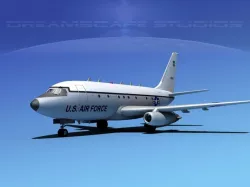 Boeing T-43 V03 USAF 3D model