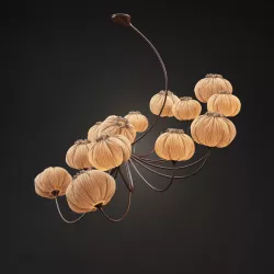 Branched Ceiling Luster Lighting 3D model