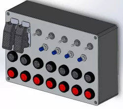 Button Box Sim Racing - Arduino