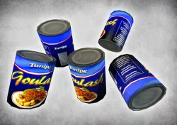 Canned Goulash Low-poly  3D model
