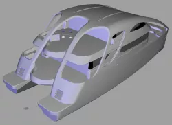 Catamaran 3D model